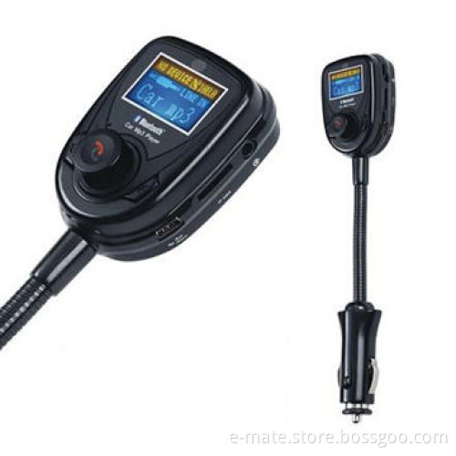 Car Bluetooth FM Radio Transmitter, 88.1 to 107.9MHz Frequency Range and RDS Technology